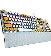 OMIRE Gaming Mouse,USB Wired Mouse Bulk 1200 DPI RGB Optical Computer Mouse 3 Button 7Color LED B...