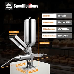 Stainless Steel Donuts Filler