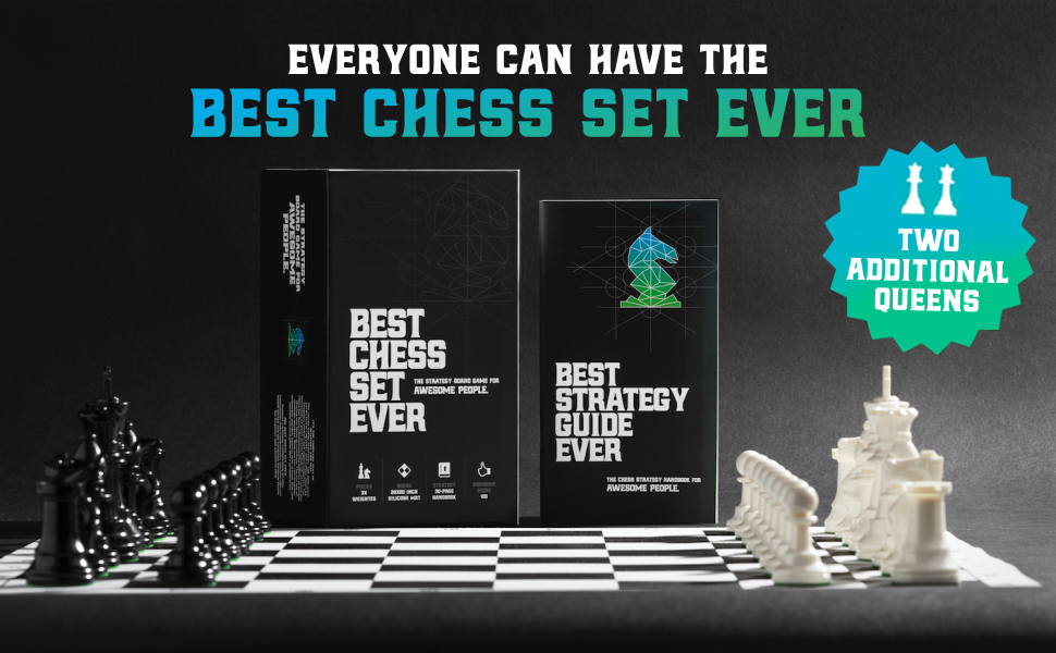 Best Chess Set Ever 4X Classic, Tournament Chess Set with 20” x 20