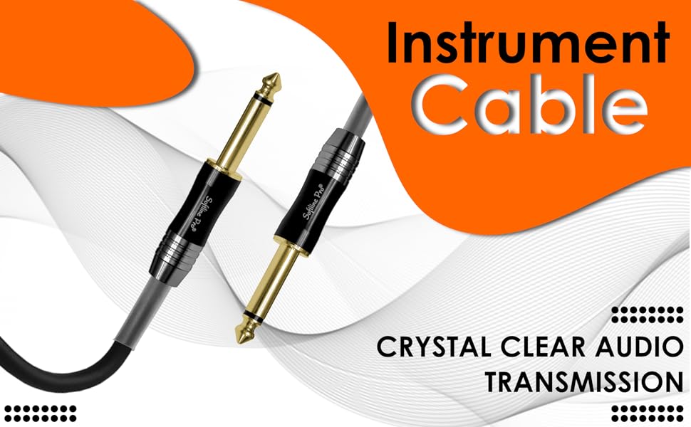 Mono 6.35mm jack to jack