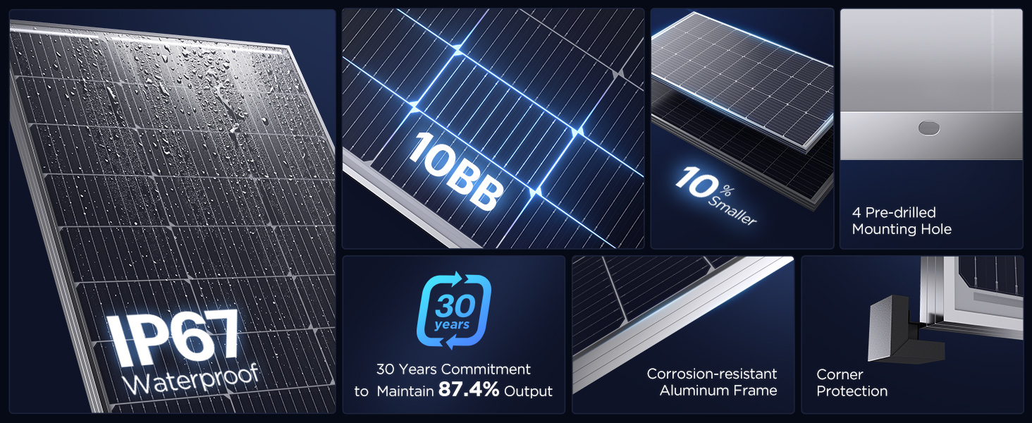 callsun 100 watt solar panel