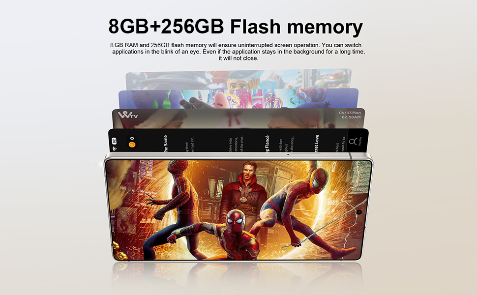 8GB+256GB unlocked phone