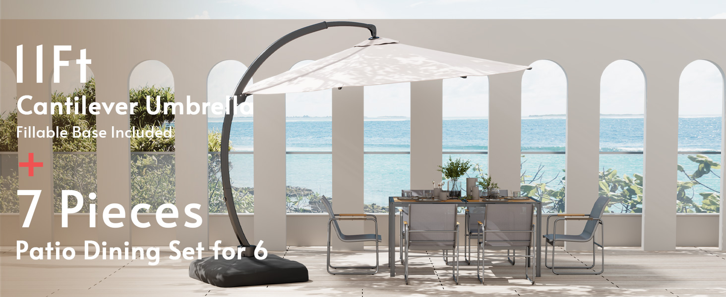 cantilever patio umbrellas