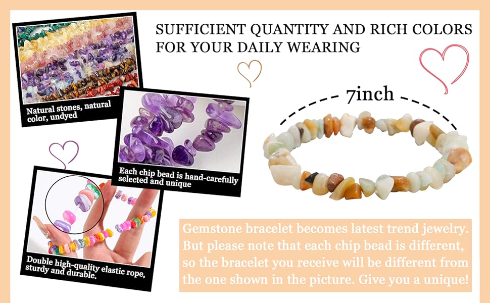 Natural Gemstone Bracelets