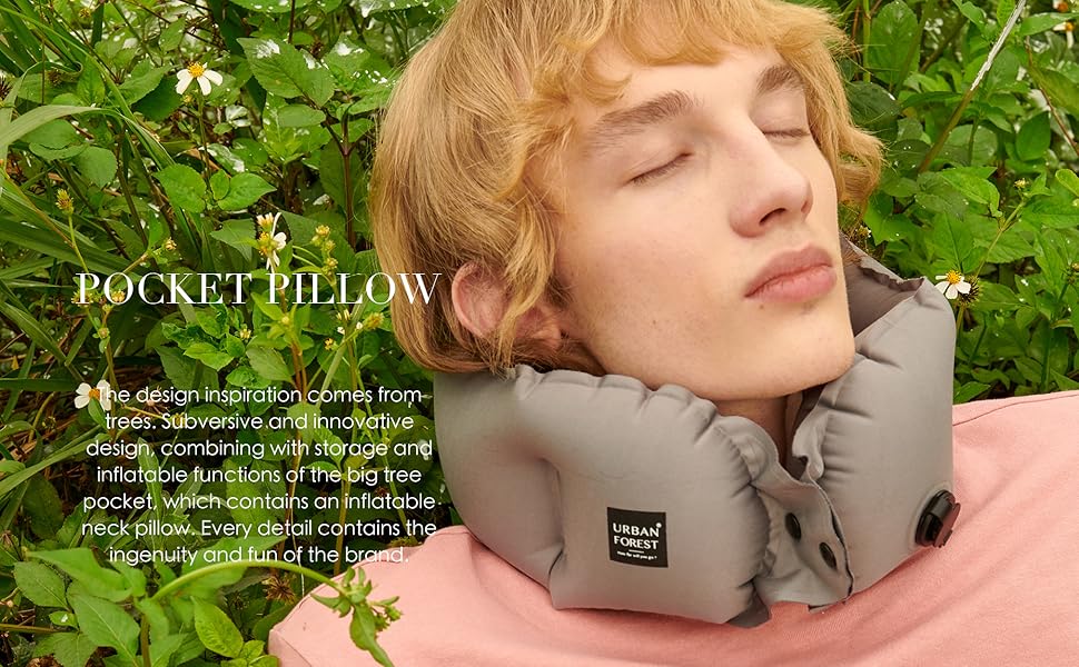 inflatable neck pillow