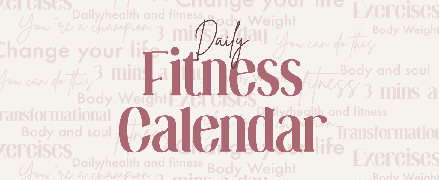 Perpetual Fitness Calendar