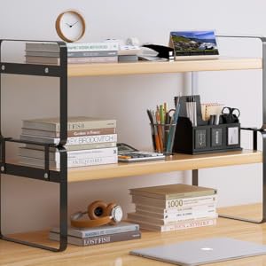 Amazon.co.jp: 卓上ラック 机上ラック 幅50×奥行20×高さ36cm 棚