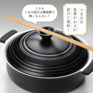 Amazon.co.jp: カクセー(Kakusee) 卓上鍋 28cm 4-5人用 焼付塗装