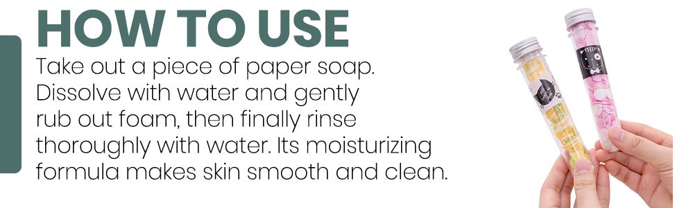 paper soap for kids