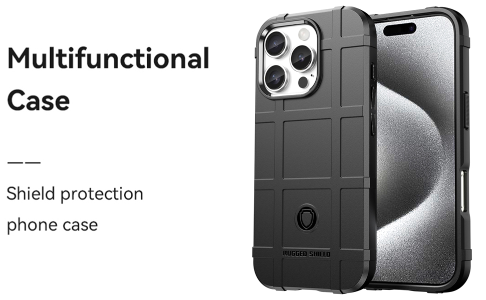Rugged Shield Slim Fit Shockproof Phone Case