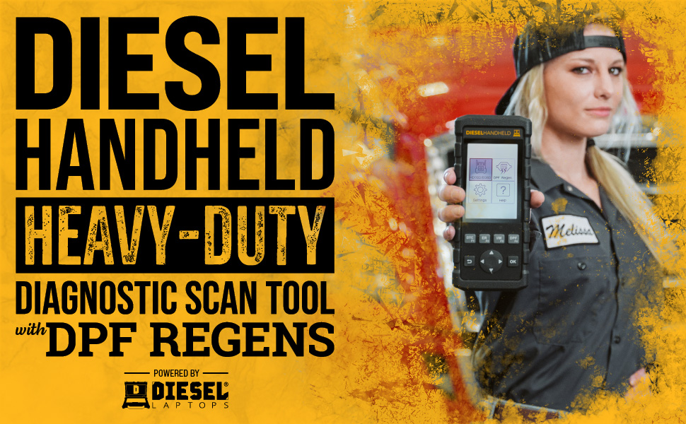 Diesel Laptops Handheld HeavyDuty Diesel Diagnostic Scan Tool with DPF Regen