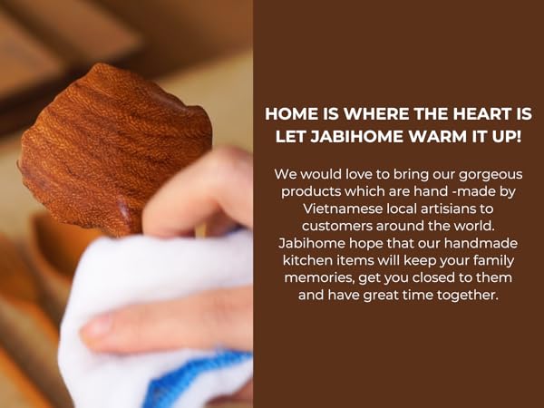 Jabihome Wooden Spoon Set