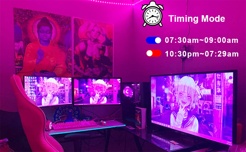 ZABY Bluetooth RGB LED Lights Controller, 2 Ports Output 24 Keys LED Remote Control with RGB