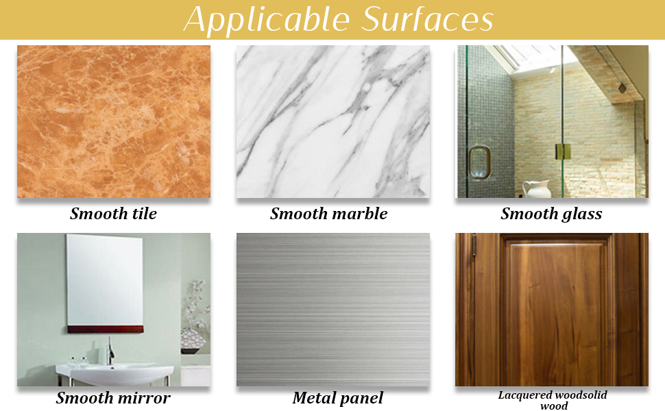 Scettar 6 Pieces Gold Adhesive Hooks Stainless Steel, Self Adhesive Hooks 4.5 * 4.5cm Hooks for