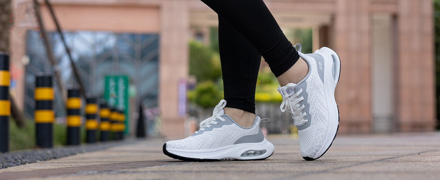 Women White Athletic Shoes