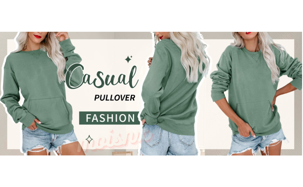 crew neck sweatshirt