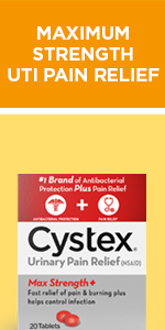 Maximum strength UTI pain relief