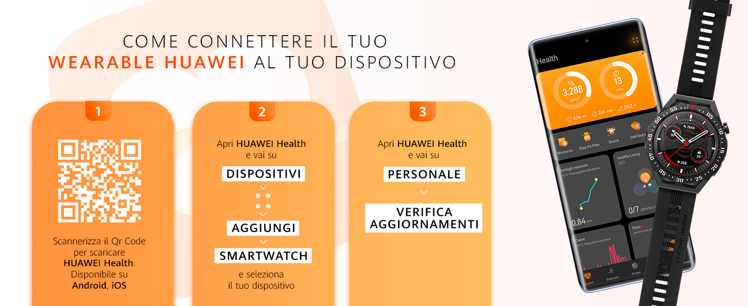 HUAWEI WATCH GT 3 SE Smartwatch Uomo, Allenamento scientifico, Chiamate