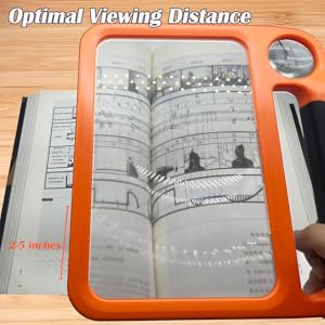 Viewing Distance with Rocnim Magnifying Glass