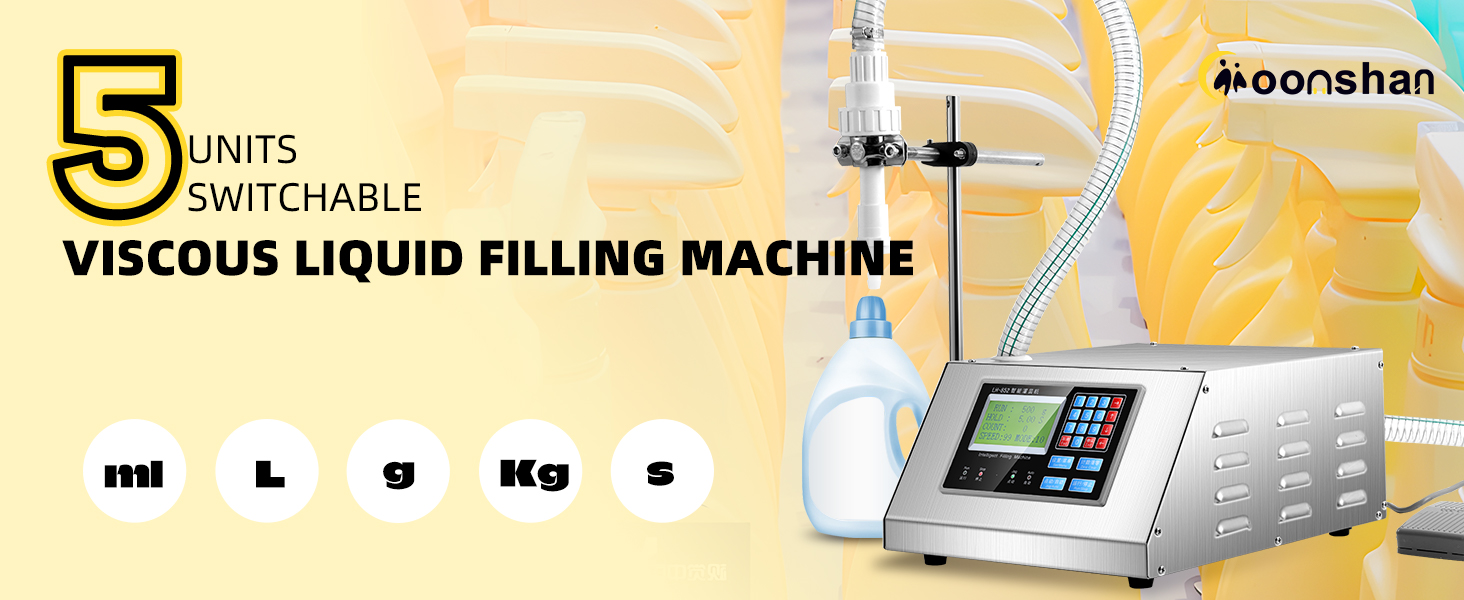 Moonshan Viscous Liquid Filling Machine Automatic Bottle
