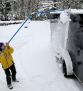 Avalanche! Big Rig Rake, Removes Snow from Semi-trailers, Buses, RVs, and Vans, 15.5-foot Reach, ...