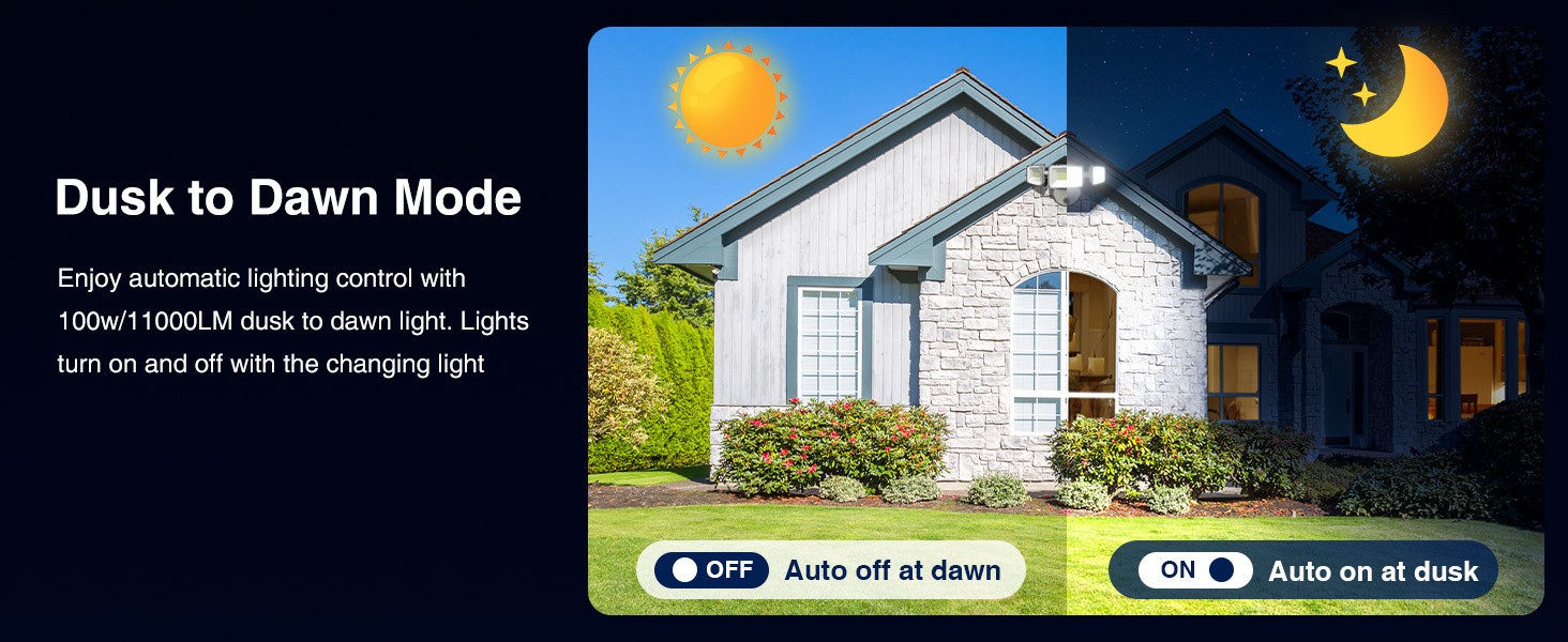 dusk to dawn outdoor lighting