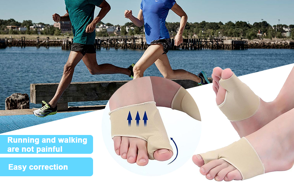 hallux valgus korrektur schiene socken bandage ballenzehen bunion corrector zehenspreizer