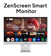 ASUS ZenScreen 27” 4K USB-C Smart Monitor (MS27UC) - UHD (3840 x 2160) IPS, 99% sRGB, GoogleTV, H...