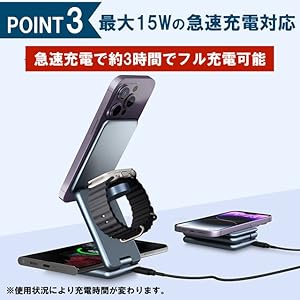 【在庫処分】【横トナ】3in1 ワイヤレス充電器 ブラック 3台同時充電 iph Amazon.co.jp: 【横トナ】3in1 ワイヤレス充電器 ブラック 3台
