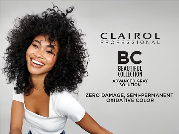 Clairol Pro Beautiful Collection Advanced Gray Solutions Semi-Permanent Hair Color Gray Coverage 
