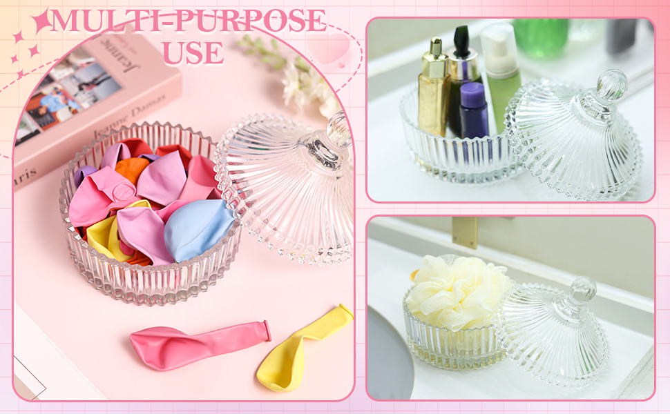 body powder puff and container