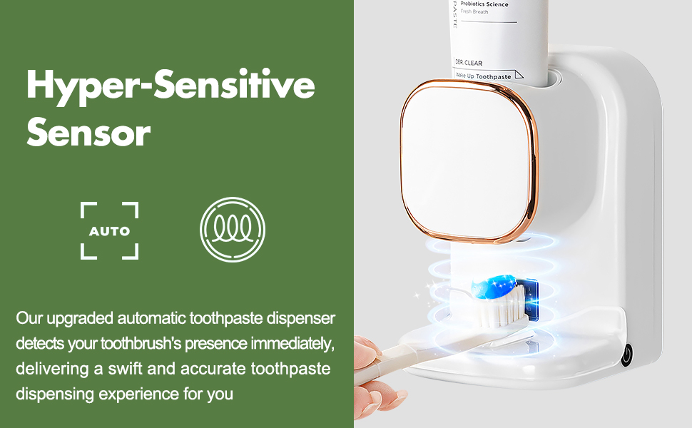 Upgraded Automatic Electric Toothpaste Dispenser, Auto