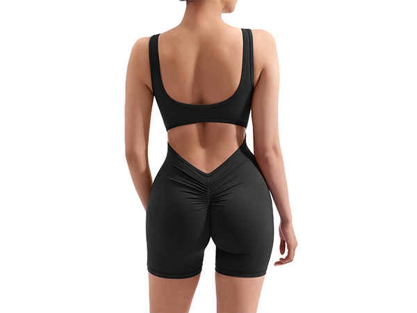 Amazon.com: MOOSLOVER Women Strappy Backless Jumpsuits Tummy