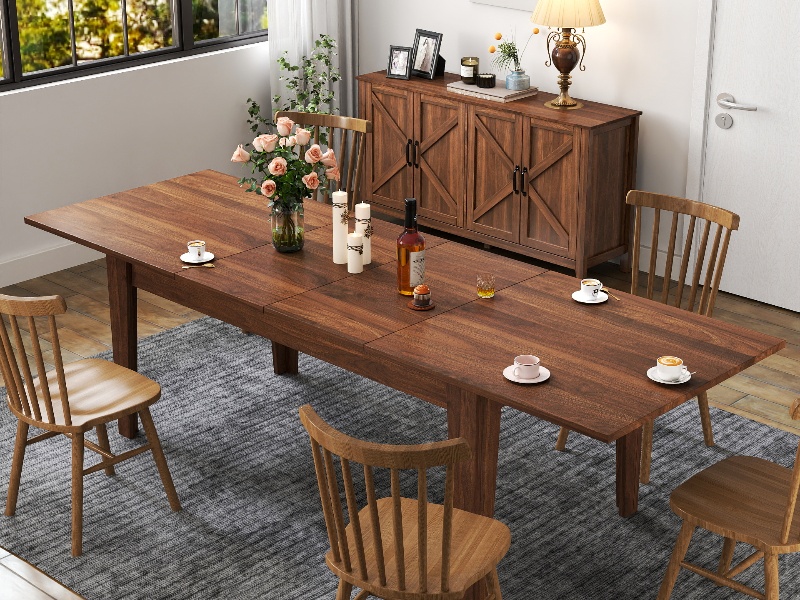 「専用」WHAT WE WANT WWW_EXTENSIONTABLE Amazon.com - KEIKI 70.87”-106.3”L Extendable Dining Room