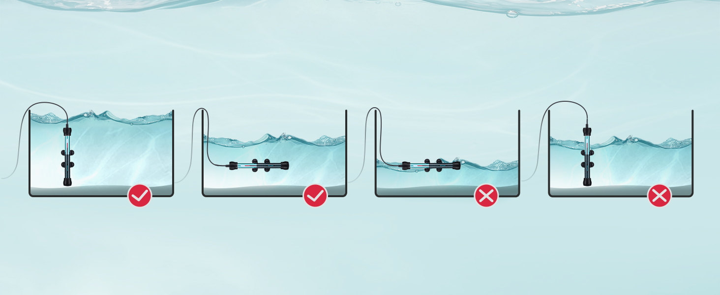 Instworldnet027 the heater correctly in the tank