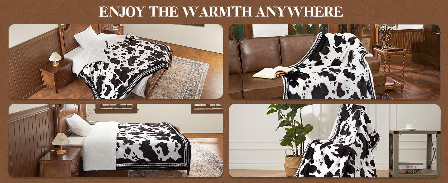 heated blanket throw electric heating