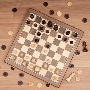 chess and checkers game set