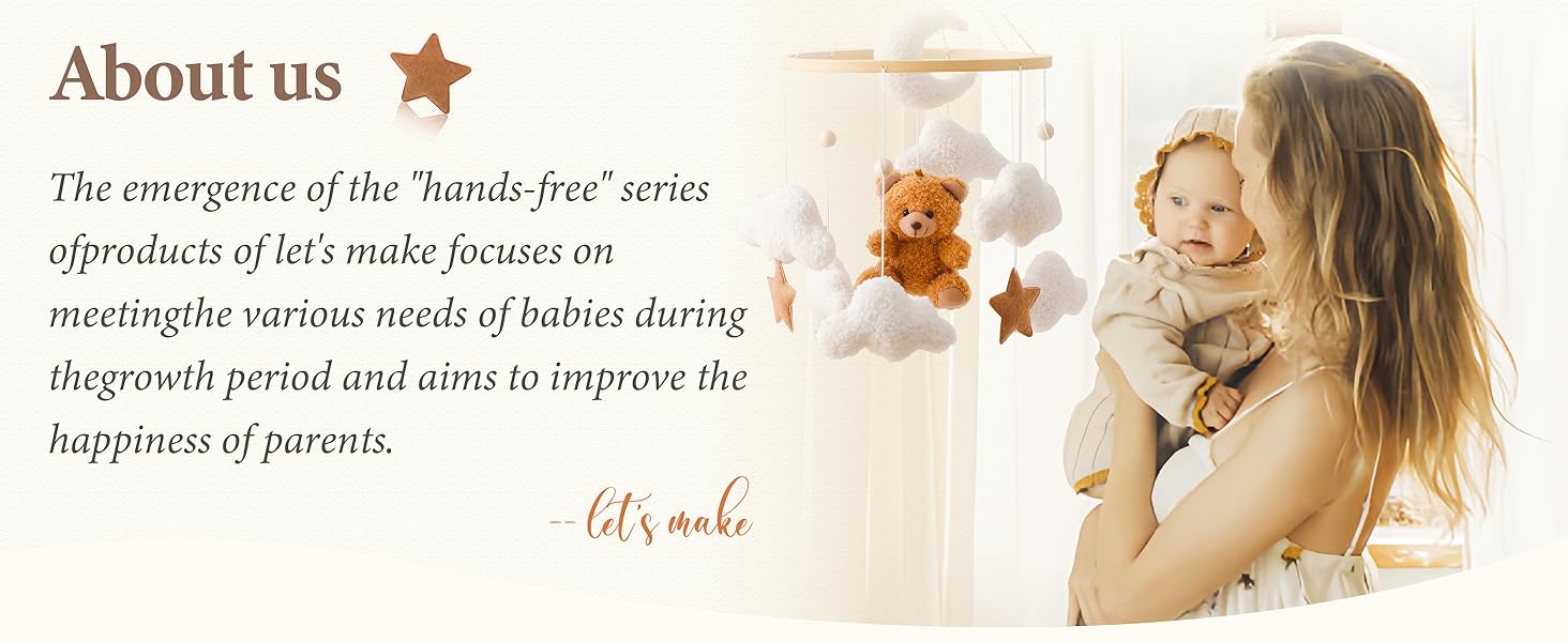 bear crib mobile
