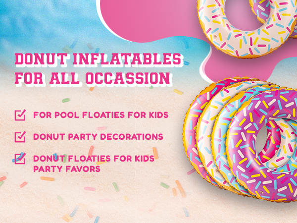 donut party decorations donut decorations donut pool float pool donut floats mini inflatable donut