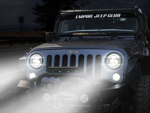Amazon.com: Xprite 7 Inch LED Headlights DOT Approved