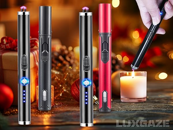 Amazon.com: 2 Pack Refillable Butane Electric Candle Lighter