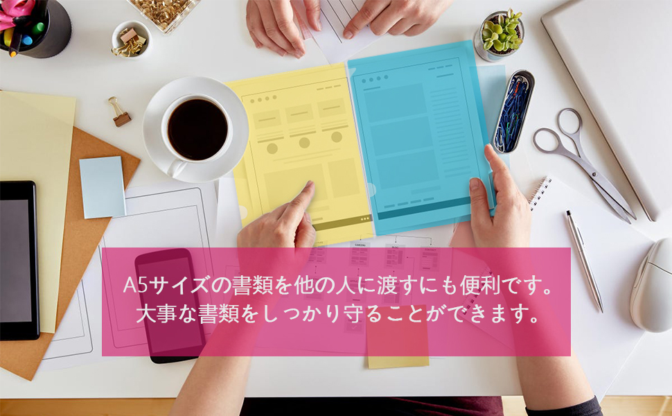 クリアファイル A5 カラー