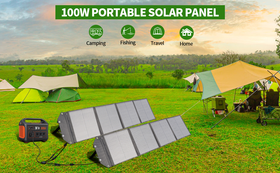 SOTAIN Portable Solar Panel for Solar Generator with