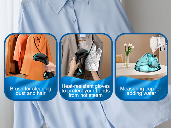 Our handheld clothes steamer meets your every need.