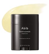 Abib Quick Sunstick Protection Bar SPF50+ 0.77 fl oz / 22 g | Korean Suncreen Stick Suncare Sunbl...