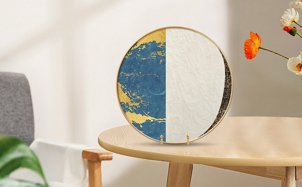 Plate Holder Easel Display Stand 8 inch Metal Plate Stands for