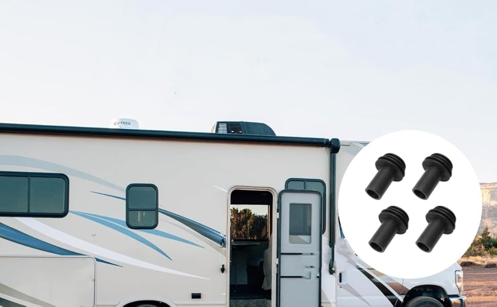 Zhiqinge 4X RV Cover Protective Sleeve,Gutter Spout Cover