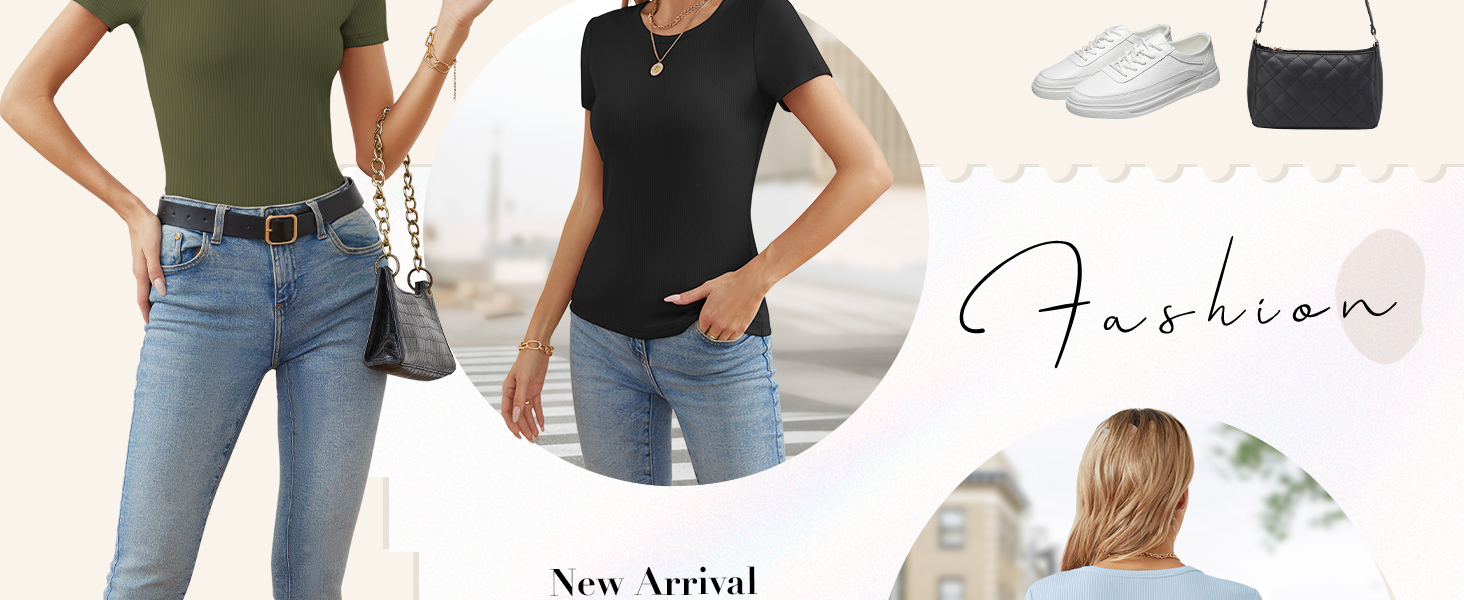 ribbed tops for women