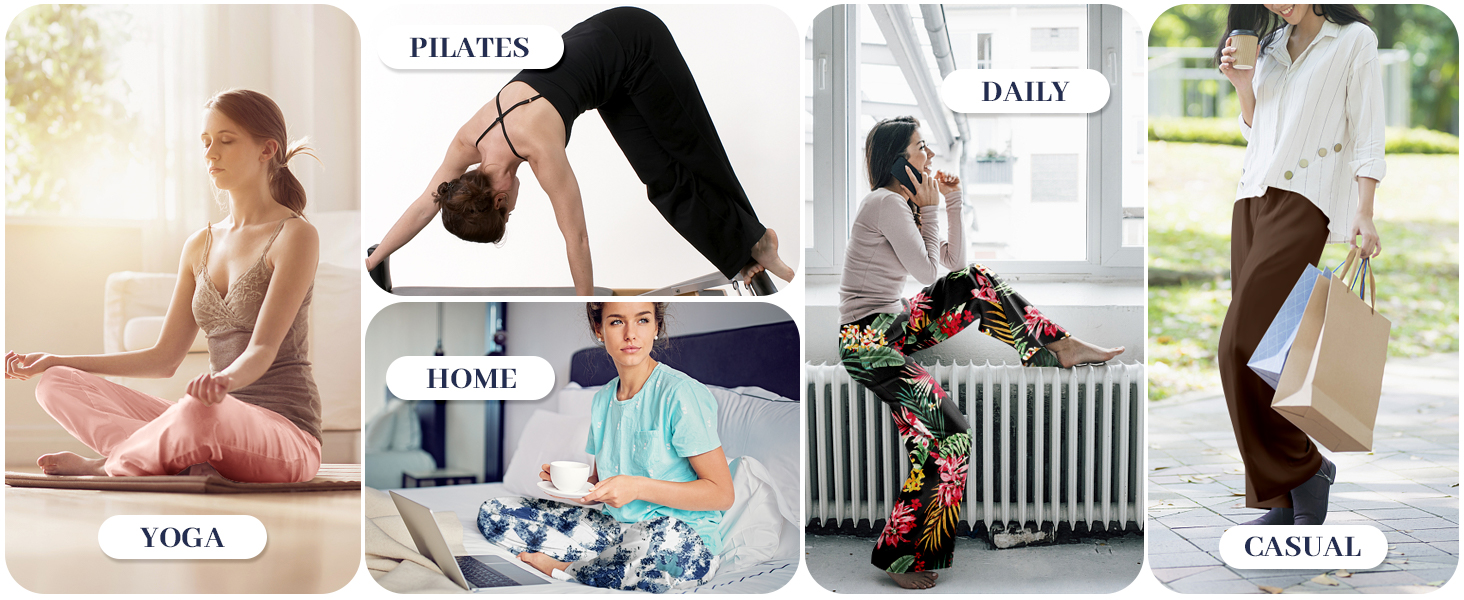 wide leg sweat pants woman