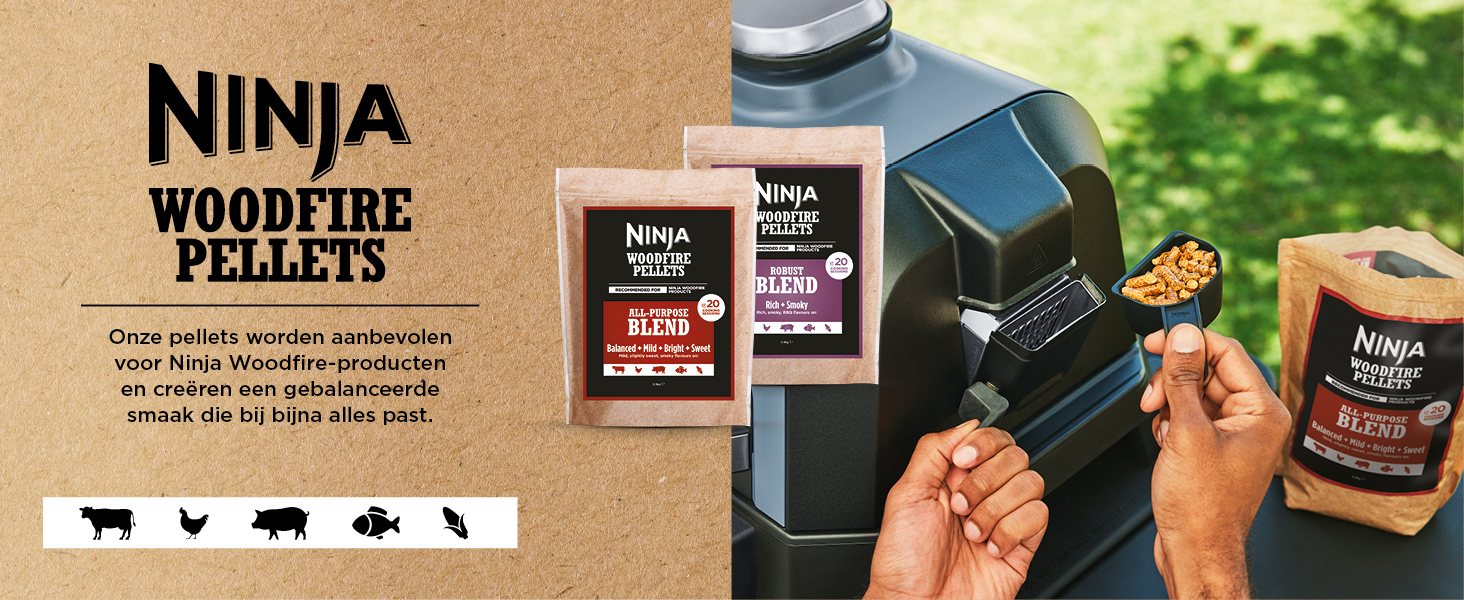 Ninja Woodfire Elektrische BBQ Grill OG901